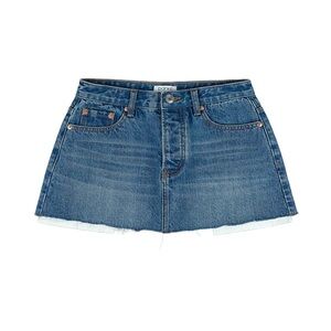 Parke Denim Mini Skirt